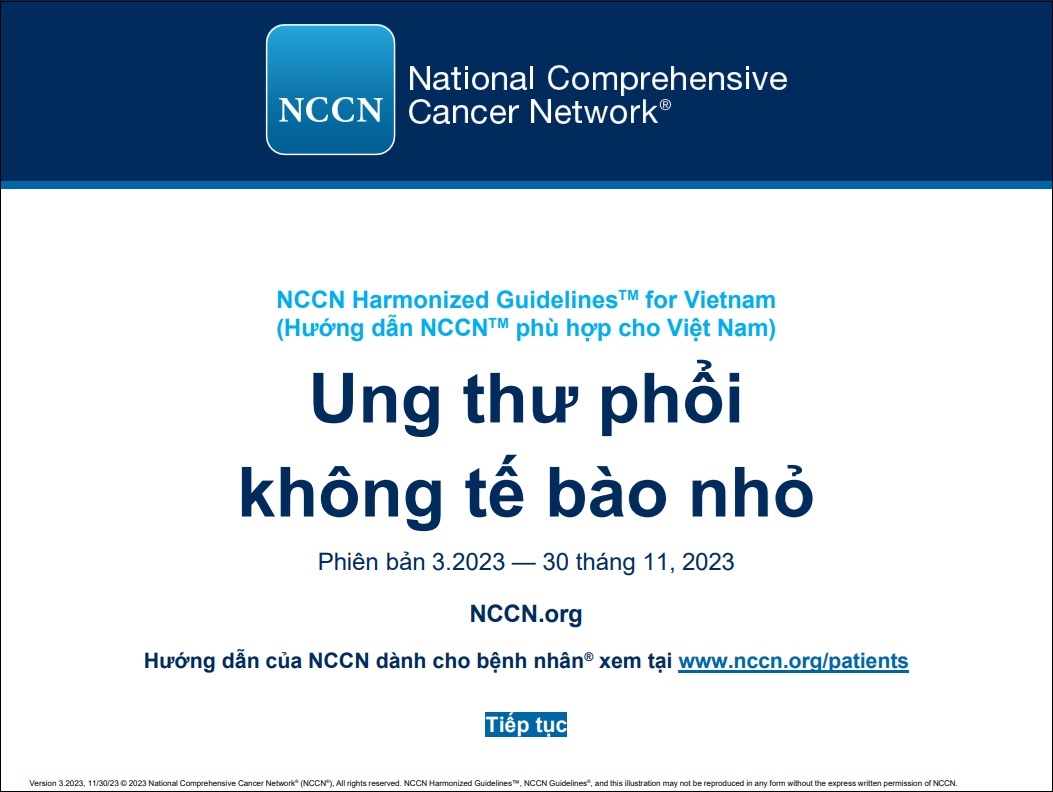 NCCN Harmonized Guidelines for Vietnam