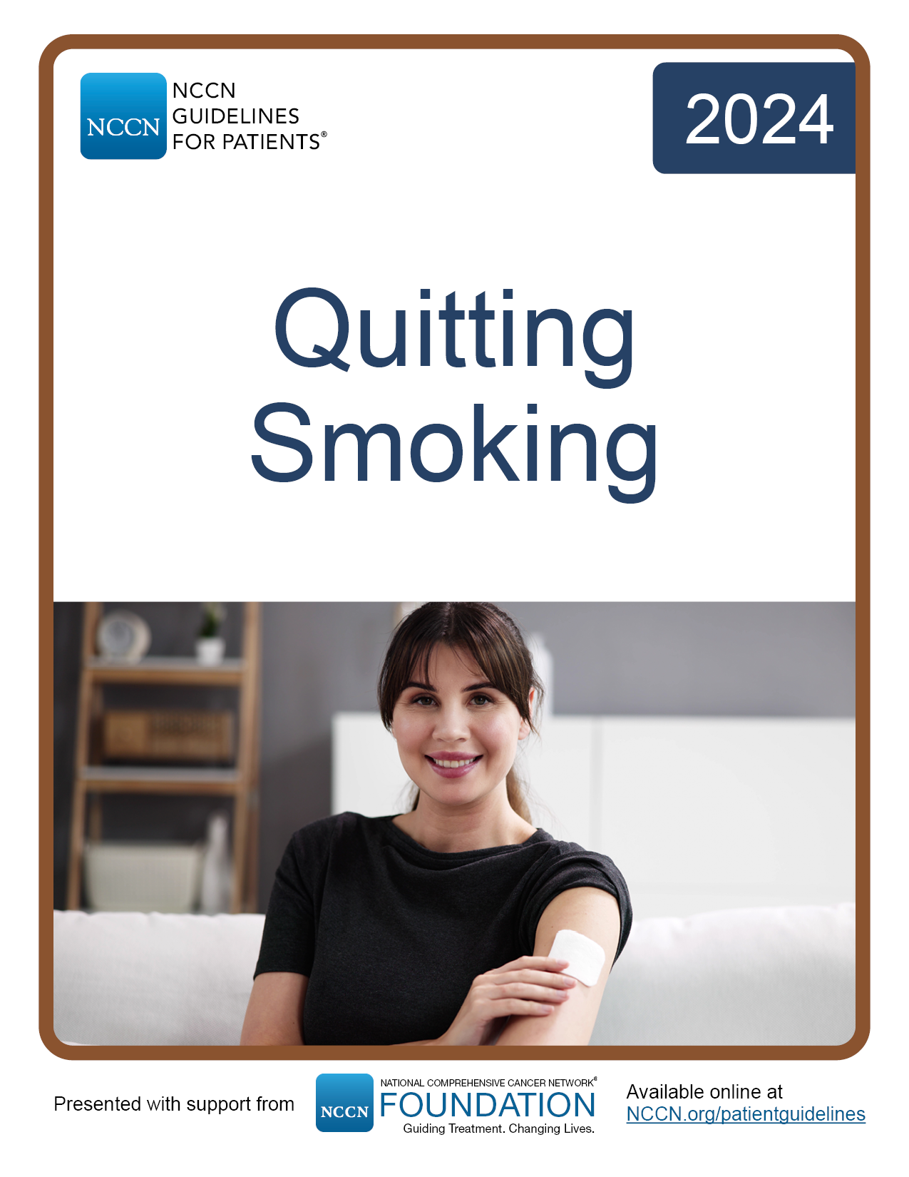 NCCN Guidelines for Patients: Quitting Smoking Cover