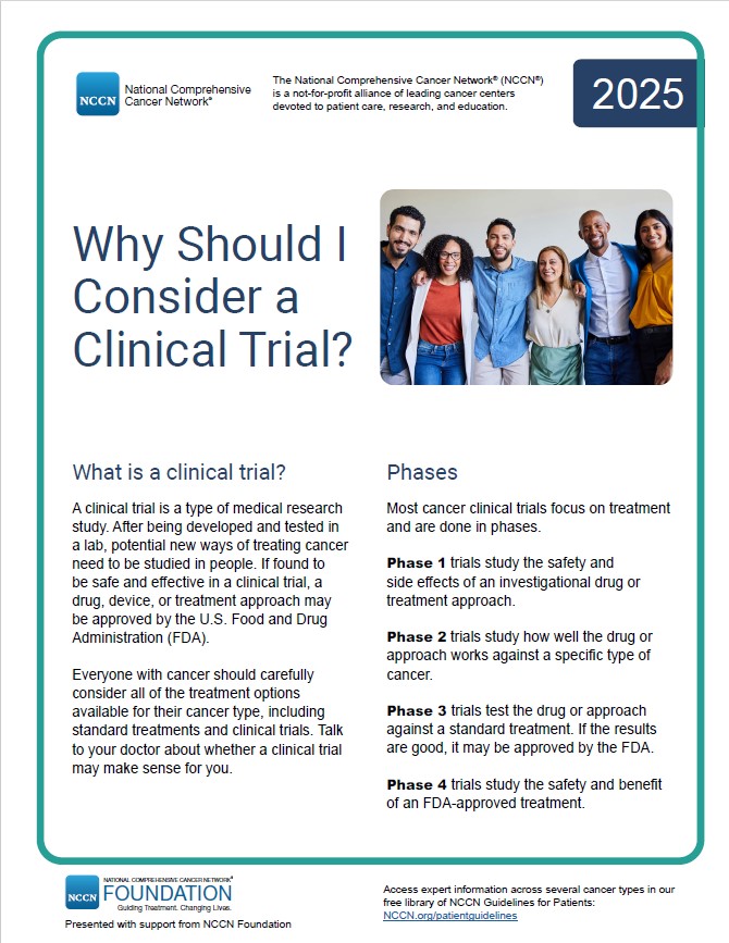 Free flyer with more information available at NCCN.org/PatientWebinars